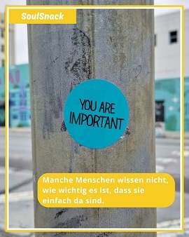 You are important
